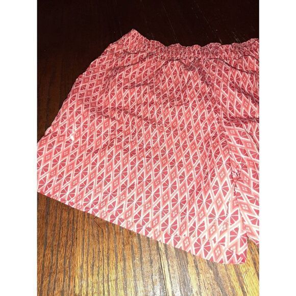 Small Columbia Red Pink Athletic Casual Mid Rise Drawstring Quick Dry Shorts - Picture 2 of 5